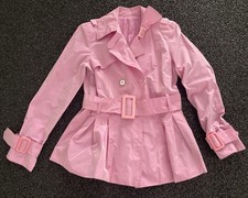 Damen Trenchcoat leichter Mantel rosa Gr.L Frühjahr Übergangsmantel HINGUCKER