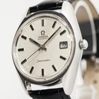 *NEAR MINT* Vintage OMEGA Seamaster Cal.565 Automatic Date Silver Dial 36mm Mens