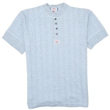 Levis Herren T-Shirt hellblau Henley Kurzarm ...