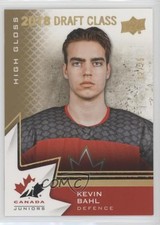 2020 Team Canada Juniors 2018 Draft Class High Gloss 12/25 Kevin Bahl #86 0gn4