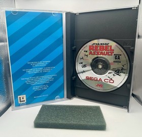 Star Wars Rebel Assault Sega CD 1993 CIB Complete Case Manual Reg Card EXCELLEN