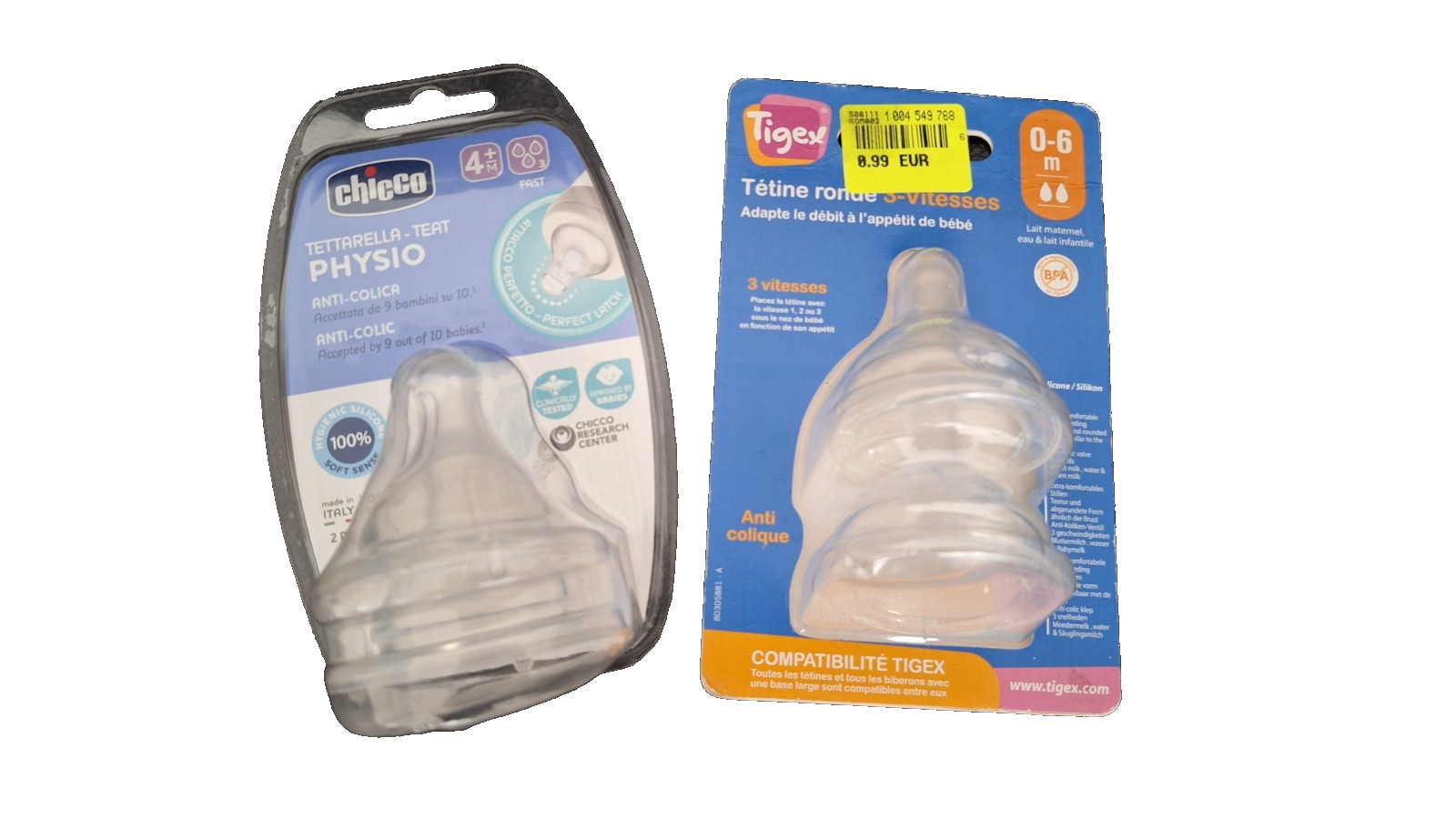 Articles de puériculture divers Chicco et GAP pour l'arrivée de bébé