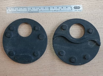 Modell Dampfkessel Endplatte Holzmuster 4 Zoll Durchmesser