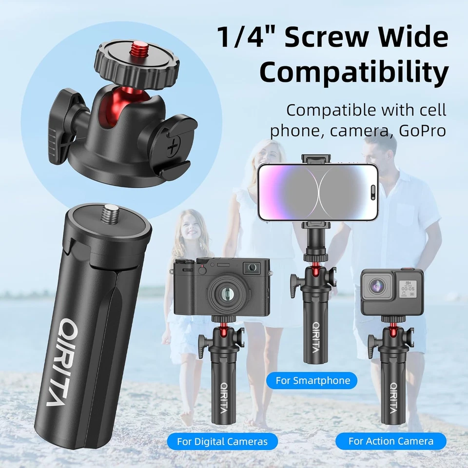 Mini Trípode De Mesa Portátil, Trípode Para Cámara De Acción Con Cabezal Esféric - Imagen 3 de 4