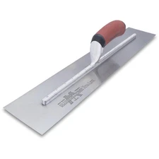 High Carbon Steel Finishing Trowel, 4 x 20 Inch Concrete, Masonry and Drywall...