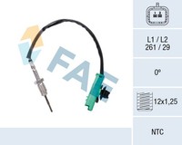 FAE Sensor Abgastemperatur 68647 M12X1,25 FüR Opel Vivaro Bus K0 Zafira Life U9