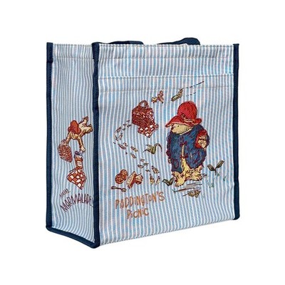 Signare Tapestry Shoulder Tote Bag For Woman in Paddington Bear Marmalade Design