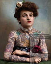 Vintage, Tattoo Art photography 11 x 14" Photo Print