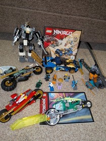 5x LEGO NINJAGO: Titan Mech 70737 71776 Race Car Incomplete minifigures Lot