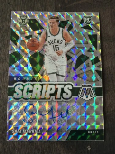 2020-21 Mosaic Sam Merrill Scripts Auto #RS-SME (RC)