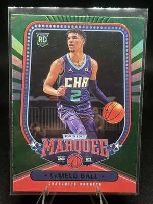 2020-21 Panini Chronicles LaMelo Ball Green Rookie #266