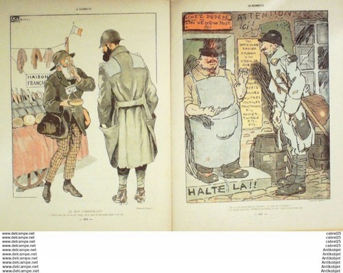 La Baionnette 1916 # 069 (Les Mercantis) Iribe Leonnec Fournier Abric - Picture 5 of 5