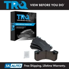 TRQ Front Premium Posi Semi Metallic Brake Pads for Audi A8 Quattro S6 S7 S8