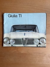 Alpha-Romeo Giulia TI 1963 Sales Brochure In English