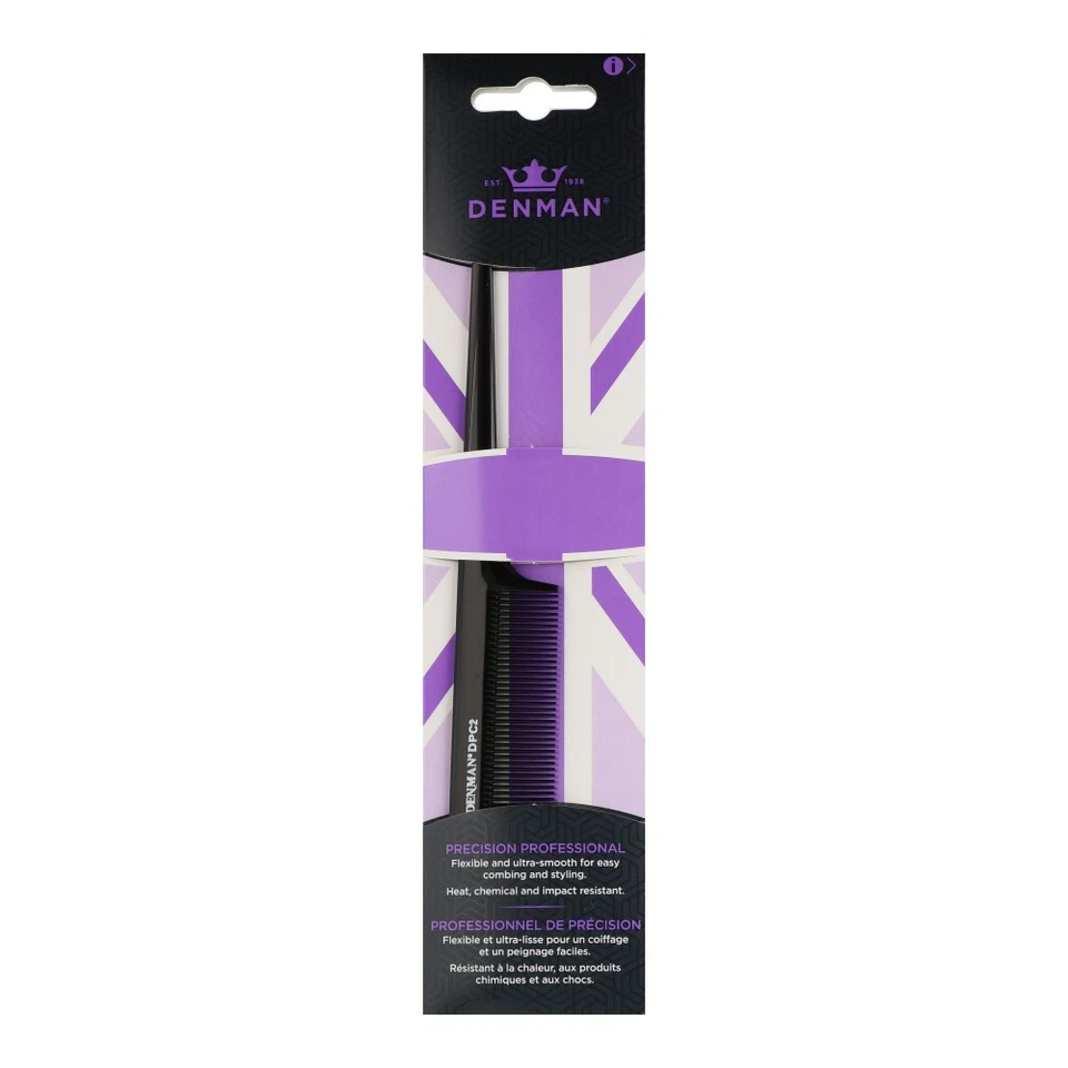 Denman Combs DPC2 Black Tail 1 pieza - Imagen 1 de 1