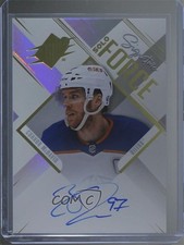 2024-25 SPx Solo Force Auto Achievement 20/25 Connor McDavid #MG-CM Auto q2c
