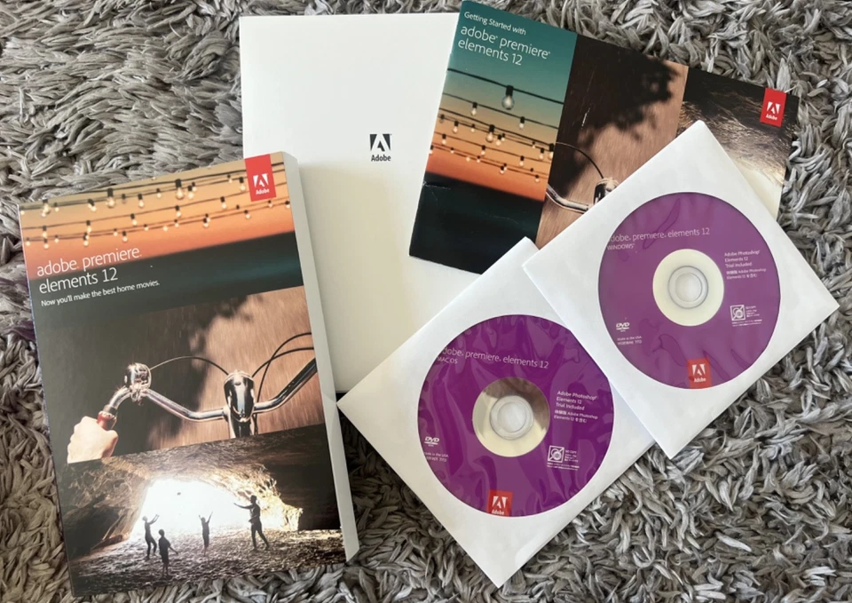 OPEN BOX Adobe Premiere Elements 12 for Win/Mac -  New CD w/ License Key - Image 3 of 3