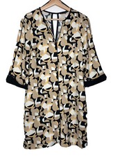 Zara Basic Women’s Geometric Print Dress Size M Knee Length Casual Work