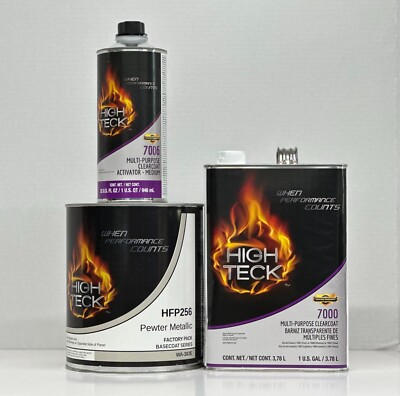GM / Chevy  WA382E/382e   Pewter Metallic Basecoat paint  7000 Gallon Clear Kit
