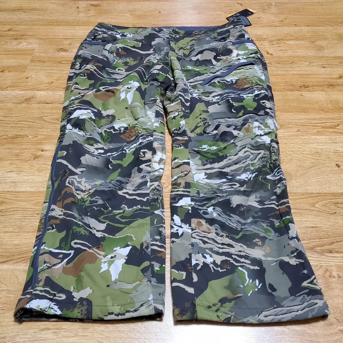Under Armour UA Grit Storm Pants Scent Control Forest Camo 1347443 940 SIZE 42