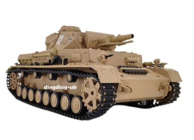 Heng lang 1/16 RC Panzer deutscher DAK Panzer IV F-1 RTR BB & IR Kampf 7,0v UK