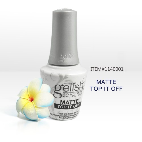 Nail Harmony Soak Off Gel Matte Top It Off Sealer 0.5oz 1140001