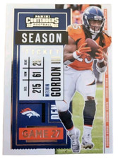 2020 Panini Contenders Melvin Gordon Denver Broncos #70 NFL Football Card (C2