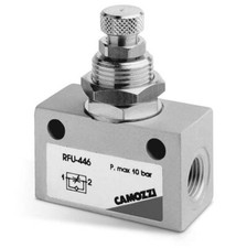 RFU 482-1/8, Inline flow control valve- unidirectional-1/8 | Camozzi