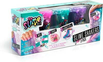 So Slime zum Selbermachen 3er-Pack Regenbogen Cosmic Schleimshaker 277007 NEU KOSTENLOSER VERSAND