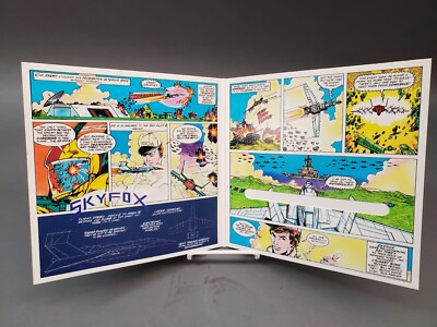 Vintage 1984 Ray Tobey's Skyfox Computer Game Disc Folder ONLY