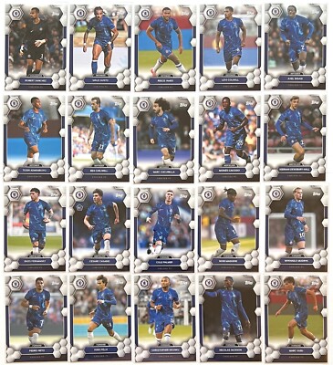 Topps Chelsea Official Fan Set 2024 2025 - SET OF 20 BASE CARDS - MINT