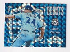 2021 PANINI MOSAIC BASEBALL NATE PEARSON DEBUTS MOSAIC PRIZM PARALLEL CARD PD9