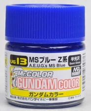 UG13 GSI Creos MR Hobby Gundam Color AEUG's MS Blue 10ml Lacquer Paint