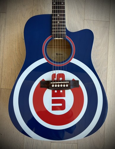 Sports Vault Chicago Cubs Acoustic Guitar - Limited Edition - Bild 3 von 17