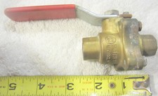 1/4 ad Smith Valve F-125R Manual Brass Ball V...