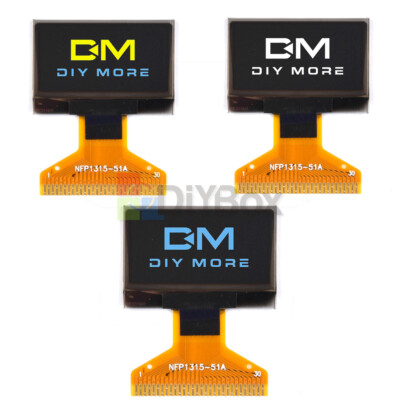 0.96 inch OLED LCD Screen 128x64 SSD1306 Chip Support SPI/IIC interface 30PIN
