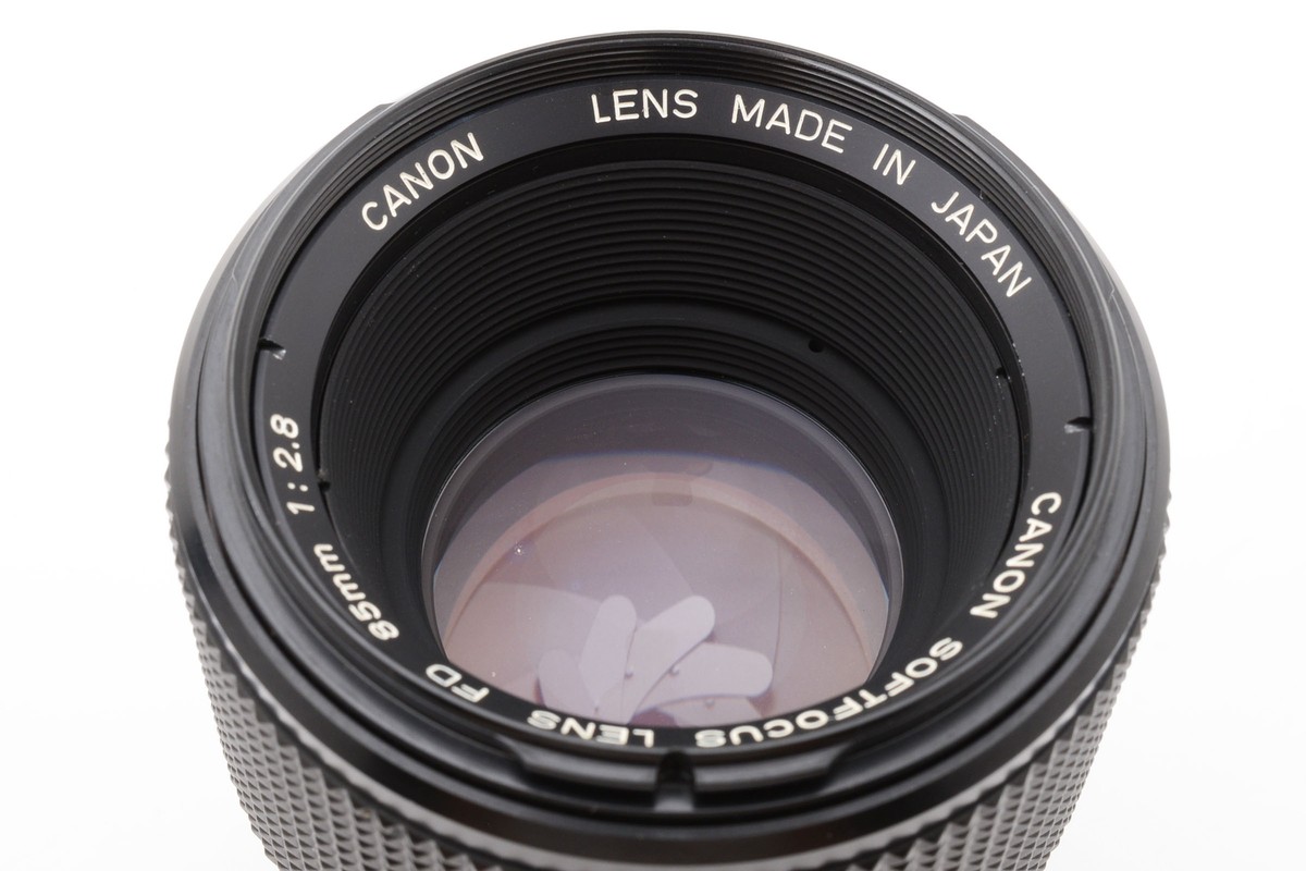 【美品】 Canon NEW FD 85mm F2.8 SOFT FOCUS Rare [TOP MINT] Canon New FD NFD 85mm F/2.8 Soft Focus MF