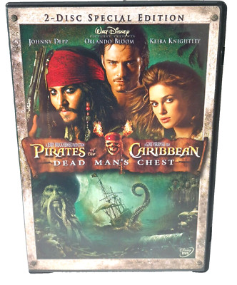Pirates Of The Caribbean 2-Disc Special Edition Johnny Depp W/slip cover