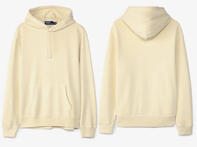 POLO RALPH LAUREN PURE ORGANIC VEG DYE Hoodie Sweater Sweatshirt Hooded Jumper S