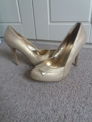dorothy perkins gold heels