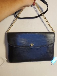Louis vuitton epi Cuero Bolso sin asas Bandolera Bolso Cartera Bolso  Bandolero Montaigne 27 | eBay