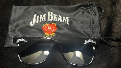 Jim Beam Bourbon Sunglasses And Case. Free Shipping USA   