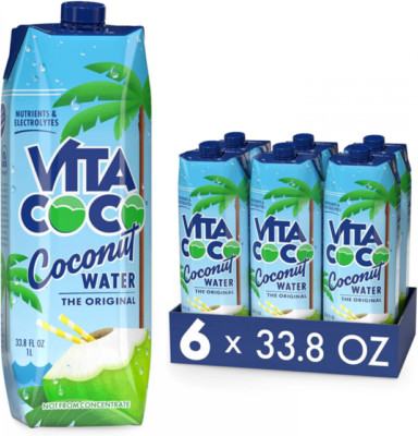 Vita Coco 901011 Kokoswasser, 1L - 6er Pack