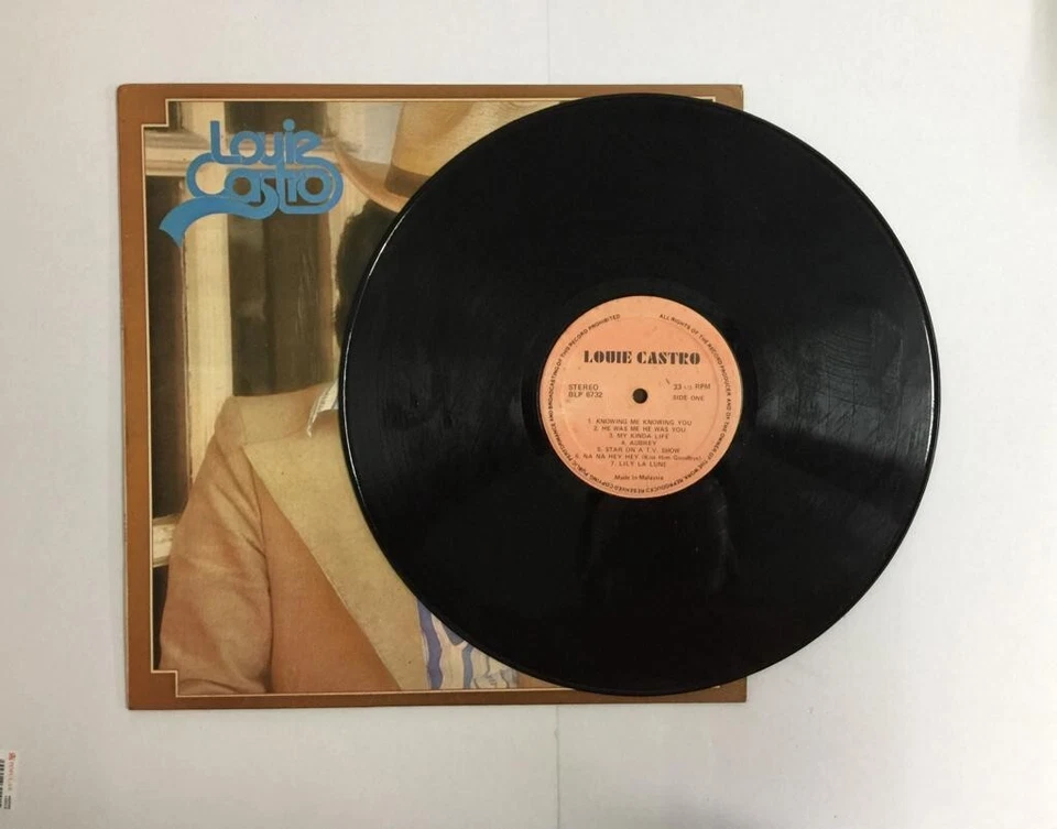 Mazuma *VM36 Vinyl Louie Castro (賈思樂) English Version黑胶唱片 Piring Hitam - Image 2 of 3