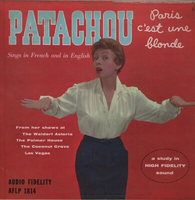 Patachou Paris C'est Une Blonde Jo Basile Audio Fidelity AFLP 1814 Original LP