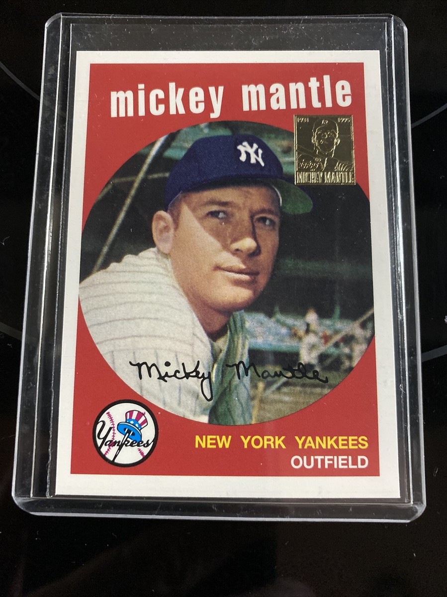 1996 Topps Mickey Mantle 1959 #10 Commemorative Set #9 of 19 Mint