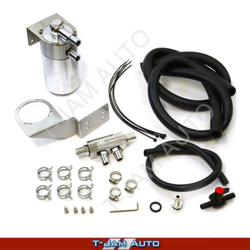 SAAS Oil Catch Can Polished + Fitting Kit suits Holden Colorado RGII 2016-On - Picture 2 of 8