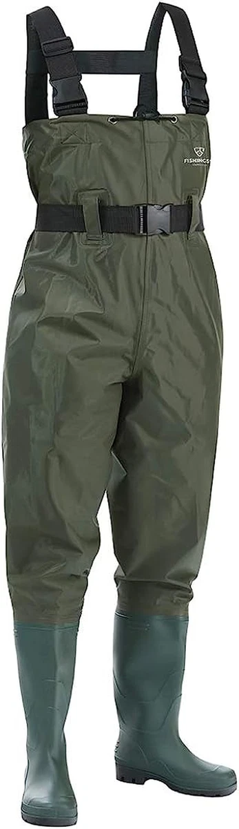 FISHINGSIR Fishing Waders for Men with Boots Womens Chest Waders