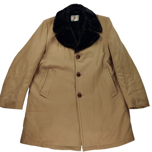 Vintage Gloria SachsWool Coat with Fur Trim Medium | eBay