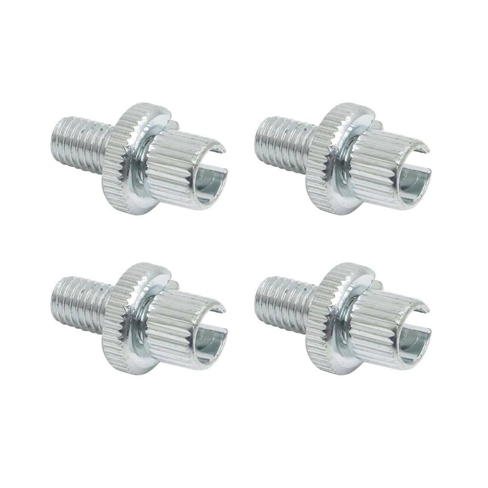 Universal Chrome Clutch Cable Adjuster Kit Bolt Locking Nut Universal ...